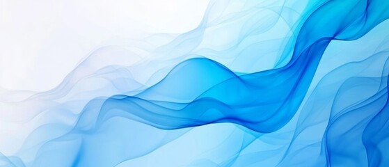 Poster - Modern design wave modern blue banner background image