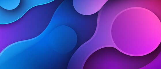Aufkleber - purple and blue gradient geometric shape background
