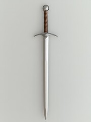 An image of the sword lying on a background, rendered in 3D