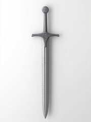 Image of the sword on a 3D background, rendered in 3D