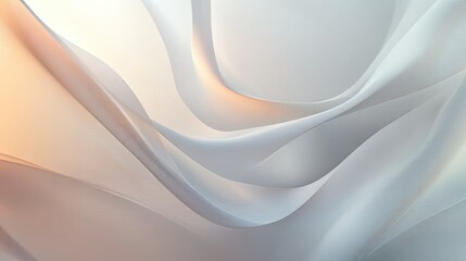 Poster - Clean and minimal abstract white background with soft gradients and subtle textures