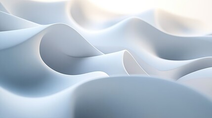 Poster - Clean and simple abstract white background with subtle shadows and light effects.