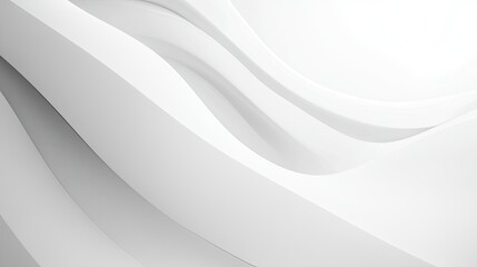 Poster - Minimalistic abstract white background with soft gradients and smooth textures.