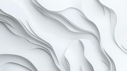 Poster - Minimalistic abstract white background with subtle gradients and smooth transitions.