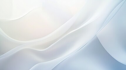Poster - Minimalistic abstract white background with subtle gradients and smooth lines.