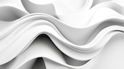 Aufkleber - White background with abstract lines and curves, adding depth and dimension.