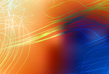 Poster - Light Blue, Yellow vector modern elegant layout.