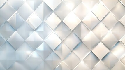 Poster - Contemporary diamond tile pattern with gradients and soft highlights, creating a sleek and polished background