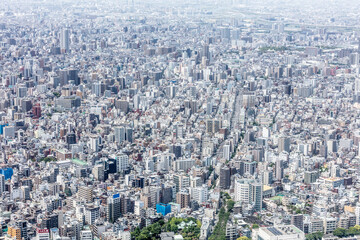 Tokyo Aerial View in Japan