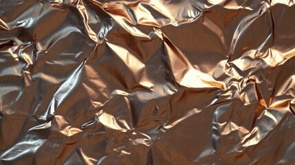  Subtle, metallic foil texture with a crinkled surface and reflective properties, perfect for festive backgrounds