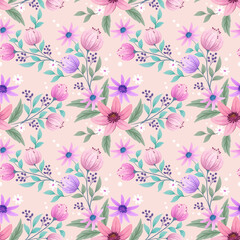 Poster - Flowers pattern1331