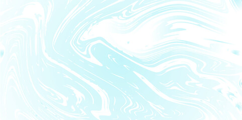 Wall Mural - abstract pattern white and blue marble texture and background. liquify swirl blue and white color ar