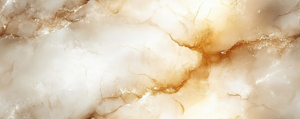 Canvas Print - Seamless marble texture in soft gold with subtle white veins, [Abstract Background Marble], [Elegant and warm]