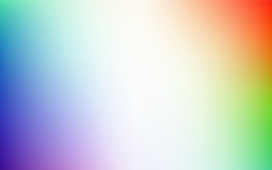 Poster - Light multicolor vector gradient blur drawing.