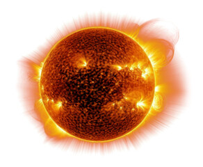 Sticker - PNG Sun astronomy sphere bright.