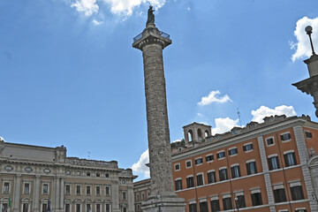 Wall Mural - Roma, Colonna di Marco Aurelio 