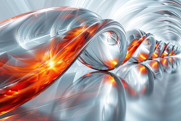 Aufkleber - Dynamic Movement Abstract Art compositions capturing dynamic movement a