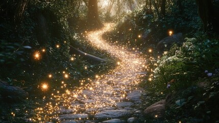 a starry magic trail