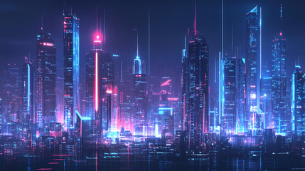 Wall Mural - city lights