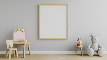 Wall Mural - Blank Canvas for Your Child's Imagination: Perfect for Nursery Decor