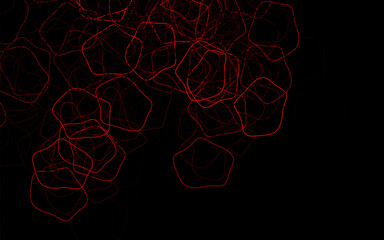 Poster - Dark Red vector backdrop with memphis shapes.