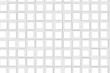 Contemporary vector illustration of nested squares creating a unique monochrome grid pattern