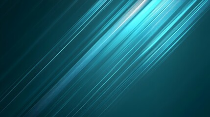 Wall Mural - Vibrant Teal Abstract Blur Motion Background with Dynamic Gradient