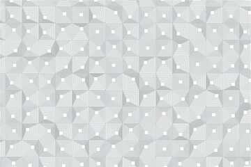 Aufkleber - Elegant vector pattern of interconnected nested squares in a minimalist grid formation