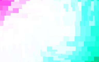Poster - light green, red vector texture in rectangular style.