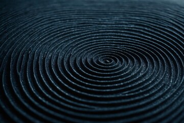 Wall Mural - Close-up black surface spiral pattern pattern made up The use of