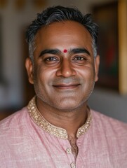 Modern Indian Gentleman in Cultural Attire