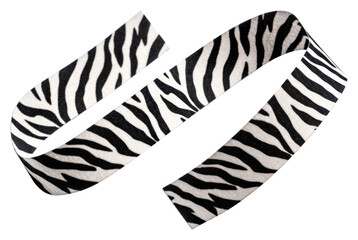 Canvas Print - PNG Zebra pattern adhesive strip white white background accessories.