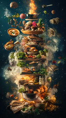 Poster - Food Explosion.