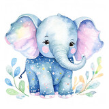 Namalowany słoń słonik