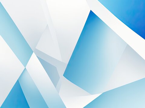 diagonal arrangement, light color scheme, gradient style, abstract shape, and light blue and white background.