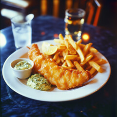 Canvas Print - Fish & Chips.