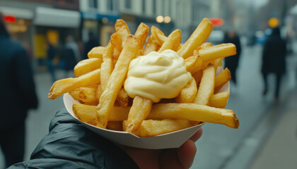 Wall Mural - Fries & Mayo.