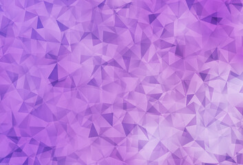Poster - Light Purple vector polygonal template.