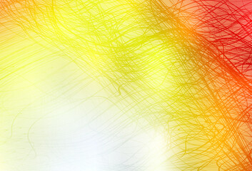 Poster - Light Red, Yellow vector blurred bright pattern.