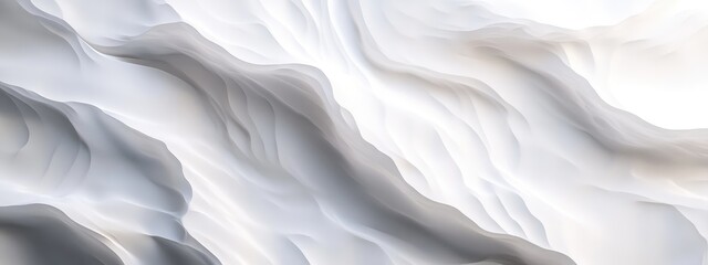 Poster - 3D rendering of a white natural marble surface suitable for web or interior background decoration