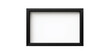 © The PNG of Everythin - Sleek black frame with matte finish, isolated on transparent background.