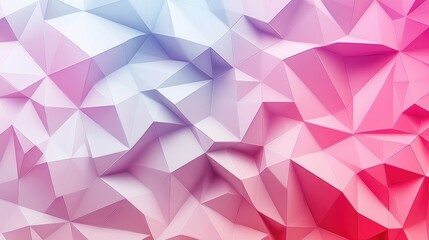 Poster - Low Polygon Triangular Pattern Backdrop