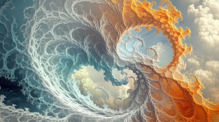 Poster - Fractal application generated computer imagery
