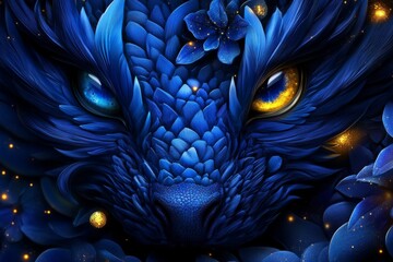 Wall Mural - zodiac signs as cosmic guardians, captured in an artwork where each zodiac sign is a guardian of a s