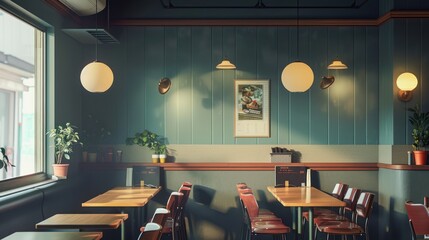 Retro Diner Interior