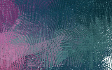 Poster - Light Blue, Red vector pattern with wry lines.