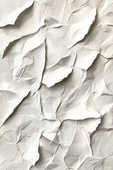 Wall Mural - Oil painting depicting a textured white paper surface