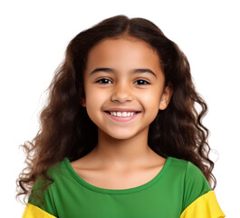 Sticker - PNG Portrait child smile girl.