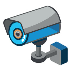 Aufkleber - Security Camera Vector Illustration