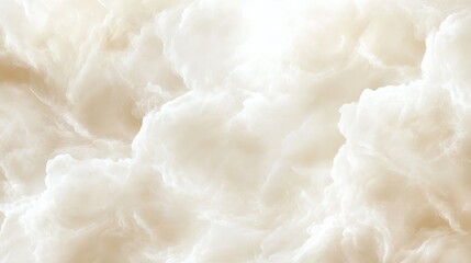Wall Mural - the image is of a white cloud with a light blue hue